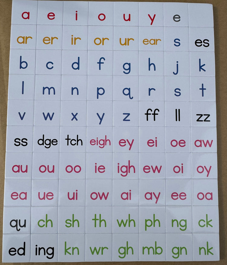 Magnetic Grapheme Tiles