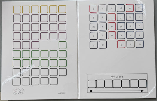 12 Thick Vowel Valley Word Mapping Kits