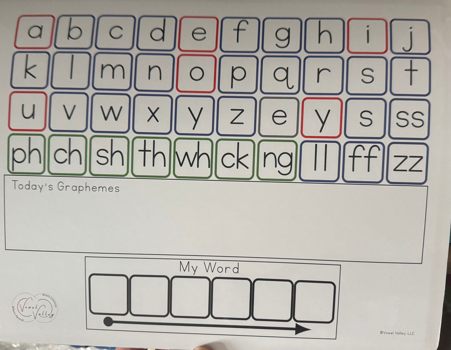 Folder Only: for Word Building Kit for Beginners by Vowel Valley