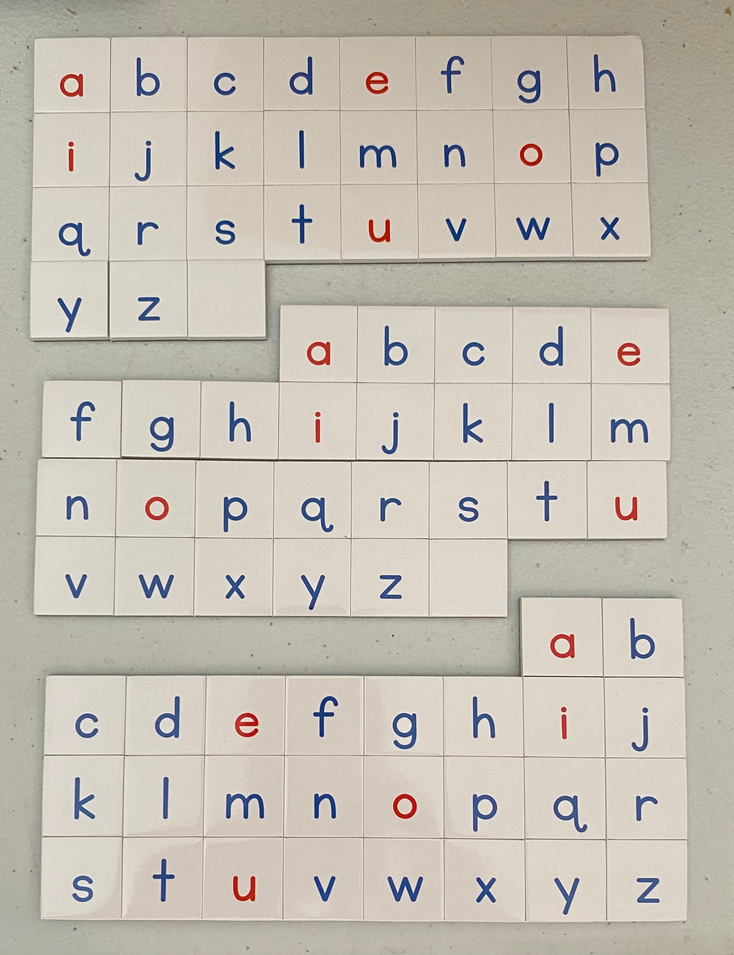 Foam single letter Magnets