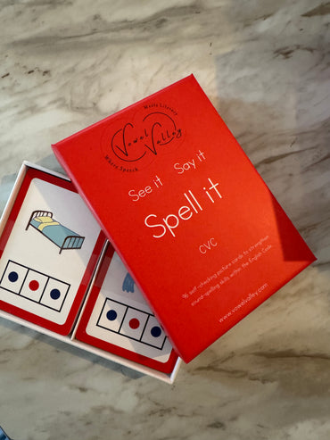 See it, Say it, Spell it Speech to Print Encoding Cards—CVC