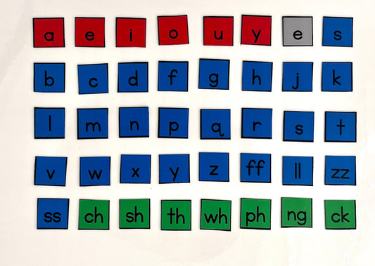 Vinyl kindergarten magnets