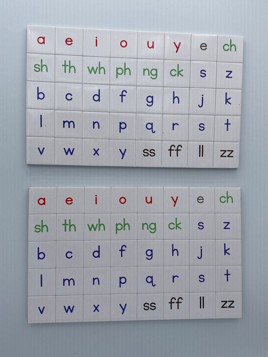 Kindergarten Magnets (Basic pack of 2 sets of 40 tiles)