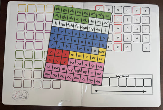 Kit: Folder & magnetic sheet of 80 Tiles (scissors required)