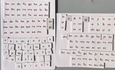 12 Spanish Word Mapping Kit