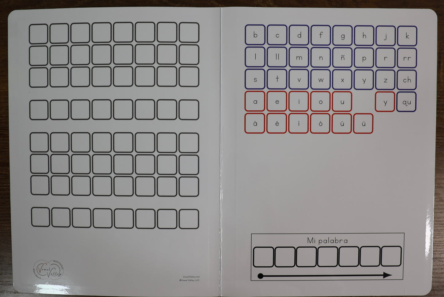 Spanish Word Mapping Kit with more than 140 Foam Tiles