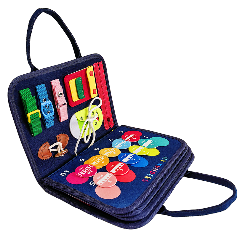 Educational Felt Busy Book Kids Sensory Montessori