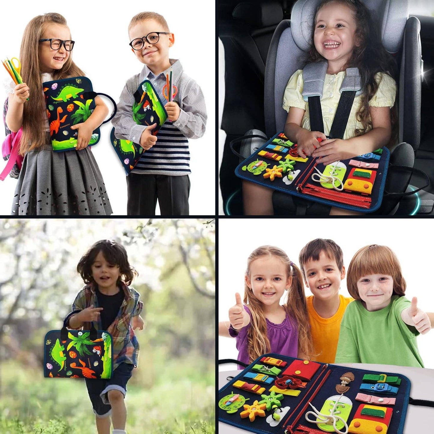 Educational Felt Busy Book Kids Sensory Montessori