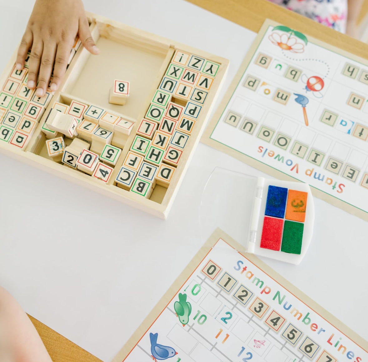 Stamp Set Upper/Lower Letters and numbers