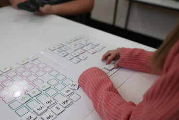 Foam 79 graphemes tiles + 1 blank tile