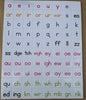 Foam 79 graphemes tiles + 1 blank tile