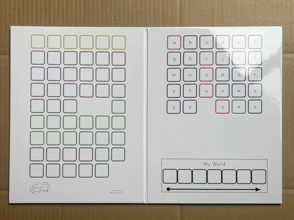 Thick Vowel Valley Word Mapping Folder (shipping out by August 8th)