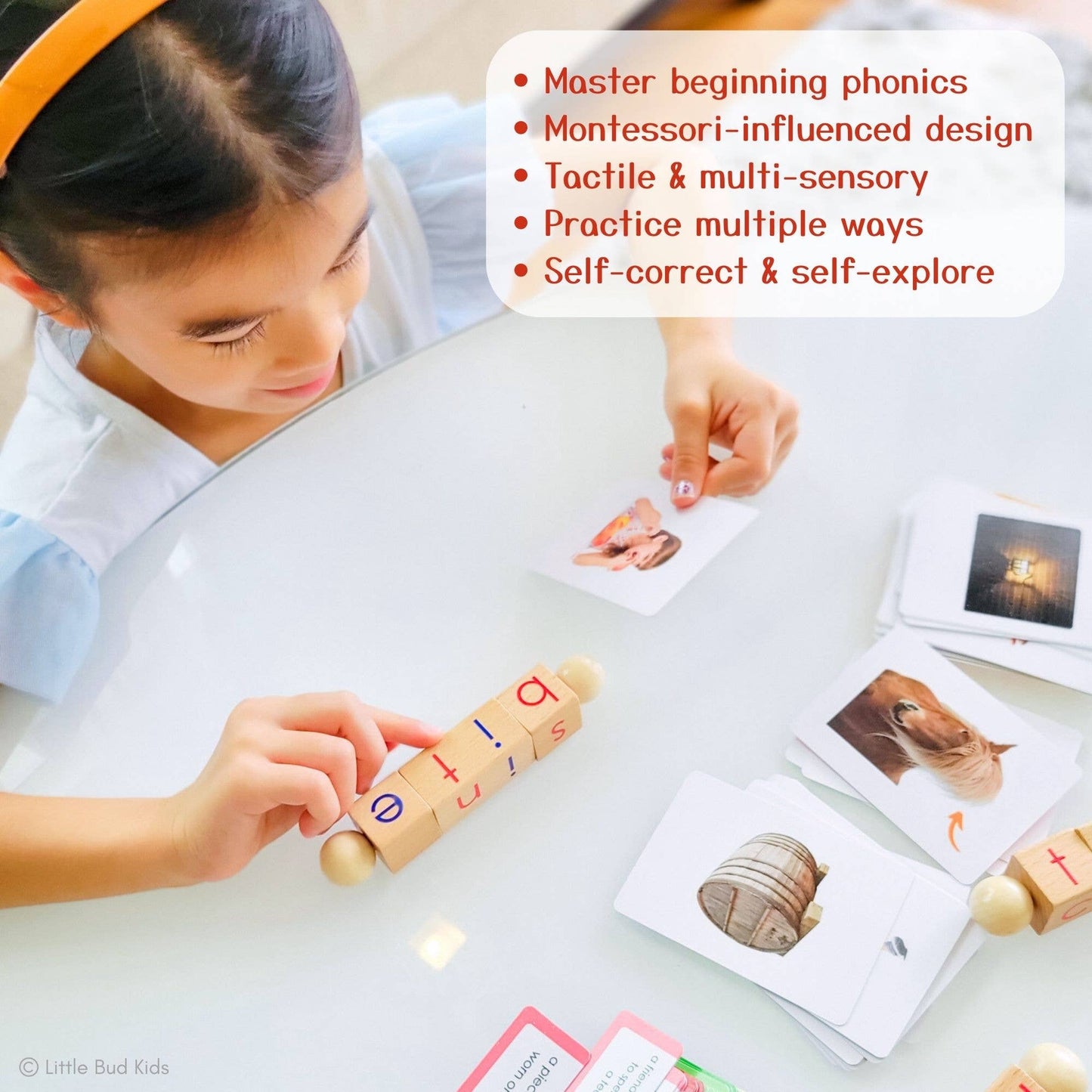 Magic Spin-E Blocks - Silent E CVCe Word Builder Phonics Toy