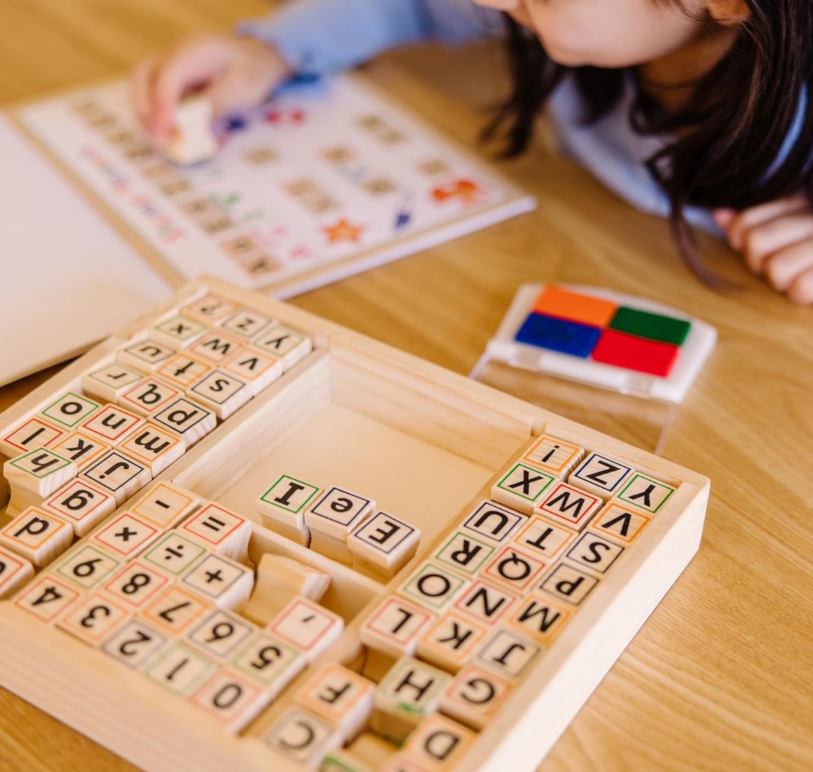 Stamp Set Upper/Lower Letters and numbers