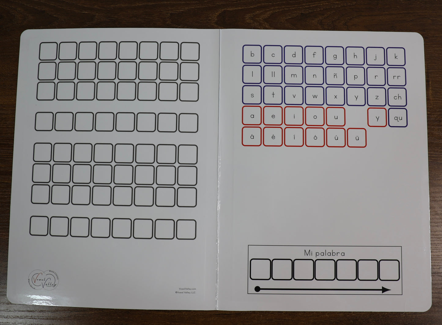 Spanish Word Mapping Kit with more than 140 Foam Tiles