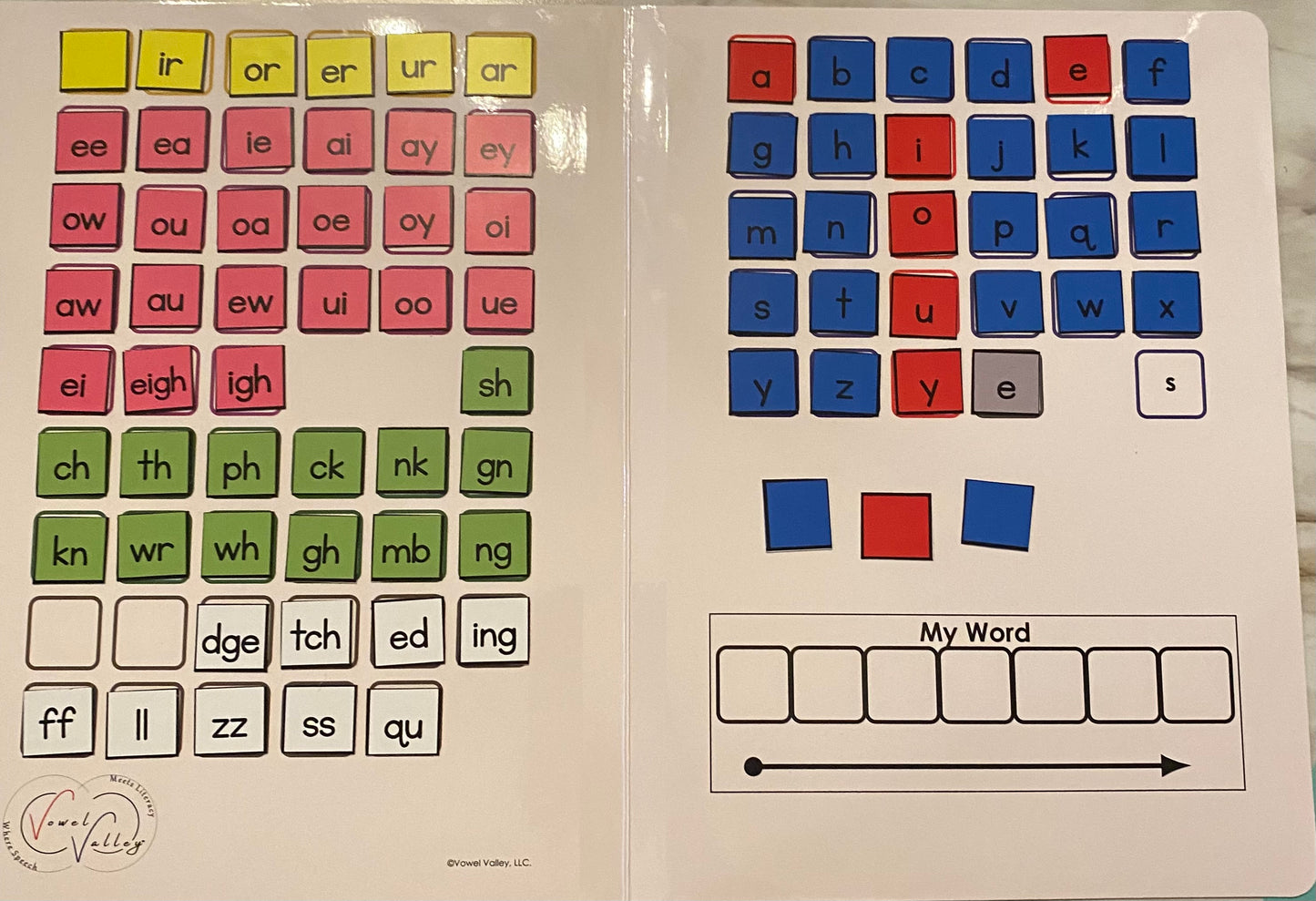 Classroom Set of 24 Folder/76-tile PULL-APART Magnet Kits