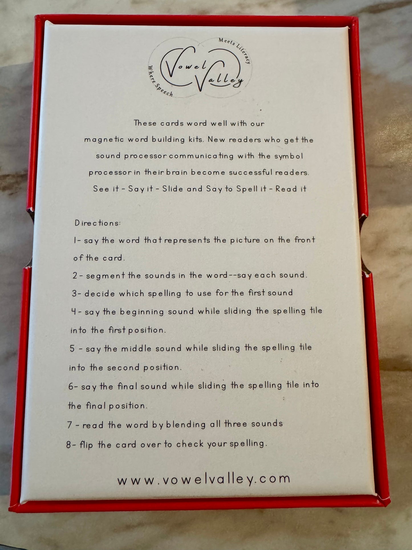 See it, Say it, Spell it                             Speech to Print Encoding Cards—CVC