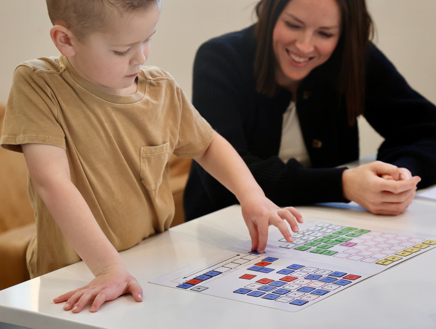 Pull-Apart Sheet of Magnet Tiles- 80 graphemes