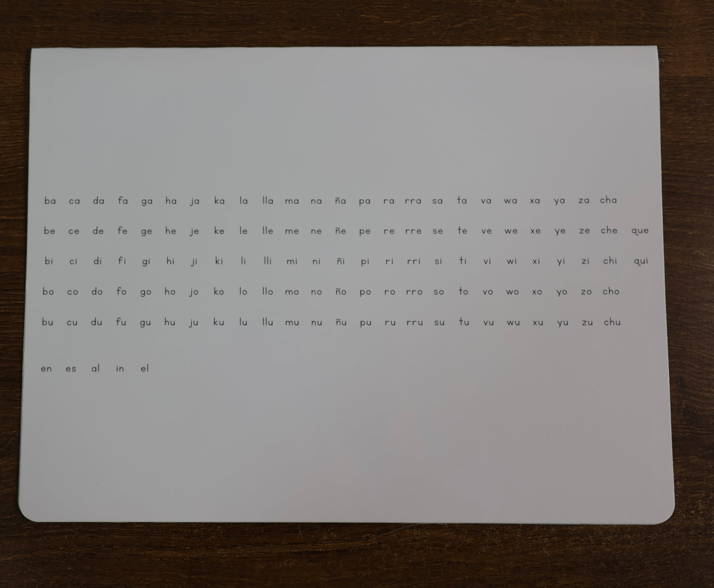 Spanish Word Mapping Kit with more than 140 Foam Tiles