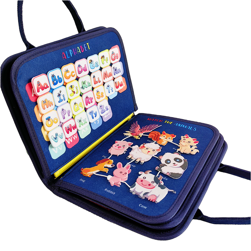 Educational Felt Busy Book Kids Sensory Montessori