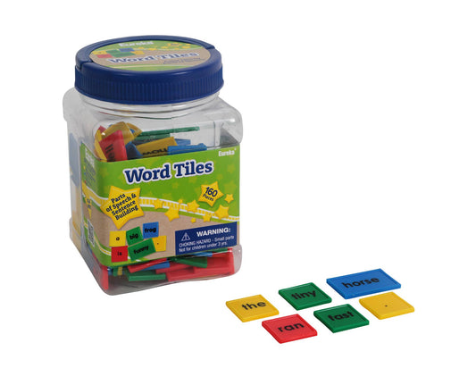 Tub of Word Tiles
