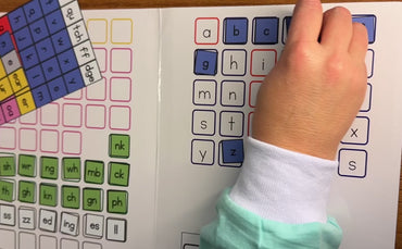 Sheet of Magnet Tiles- 80 graphemes (pull-apart)