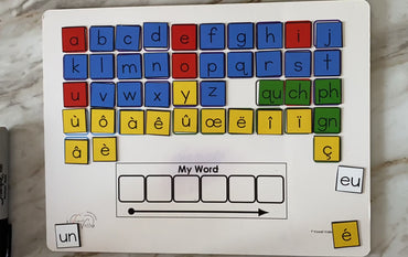 French Grapheme Magnet Tiles (scissors required)