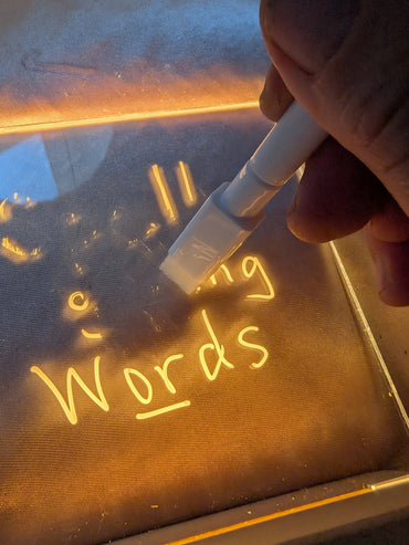 Glowing Message Board